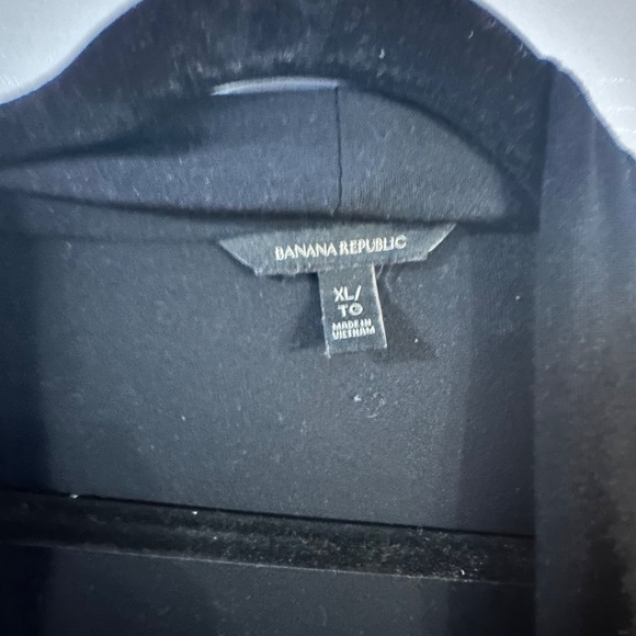 Banana Republic Women’s Black Open Front Belted Cardigan Size XL – Long Sleeve - Picture 3 of 3